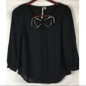 Lauren Conrad Women's Sz XS sheer Blouse
